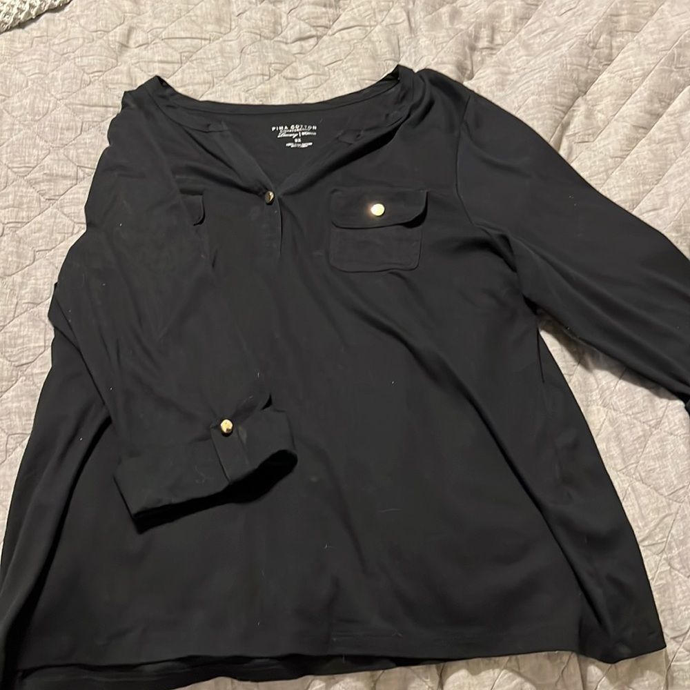 CHARTER CLUB Luxury Pima Cotton Blouse 3x